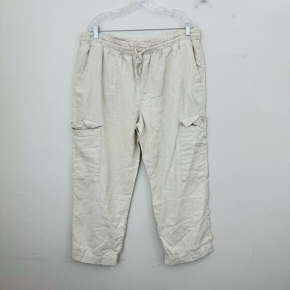 Women’s Loose Fit Linen Blend Pants And Short Bundle Of 3 Size XL - Picture 2 of 11